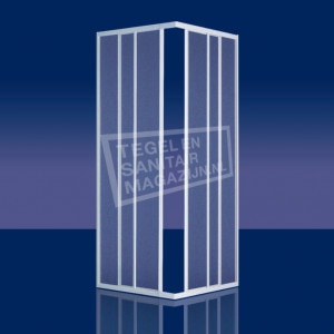 Plieger Economy (90x90x185 cm) douchecabine vierkant Wit 2,2 mm