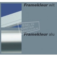 Plieger Class (90x90x185 cm) douchecabine vierkant Aluminium 3 mm montage universeel