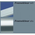 Plieger Class (90x90x185 cm) douchecabine kwartrond Aluminium 3 mm montage universeel