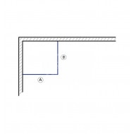 Wiesbaden Kreuz (120x90x200 cm) douchecabine rechthoek 8 mm NANO Anti-kalkbehandeling