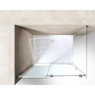 Gradara Clear Roller Cuadra (120x90x200 cm) douchecabine rechthoek 8 mm NANO Anti-kalkbehandeling