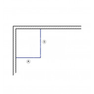 Gradara Pasa Cuadra (80x90x200 cm) douchecabine rechthoek 8 mm NANO Anti-kalkbehandeling