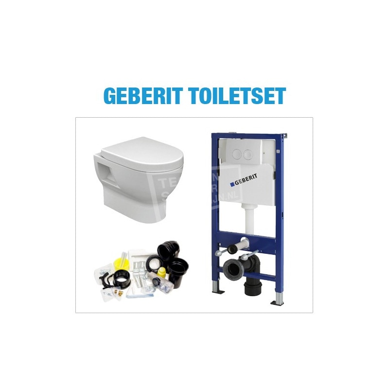 Complete Design Toiletset met Geberit inbouw Reservoir set 4 Complete Design Toiletset met Geberit inbouw Reservoir set 4