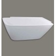 Beterbad Romeo Rechts (180x86x62 cm) Solid Surface Wit