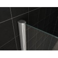 Wiesbaden Emden 120x80x200 cm inloopdouche met muurprofiel 10mm NANO Anti-kalk