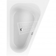 Villeroy & Boch Loop & Friends Oval Bad Acryl Offset 175x135 cm Rechts met Ovale Binnenvorm Wit