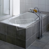 Villeroy & Boch Oberon Bad 170x75 cm Quaryl Rechthoek met Poten Wit