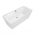 Villeroy & Boch Squaro Edge 12 Bad Quaryl 180x80 cm Incl. Paneel & Afvoer/Overl.comb. Wit