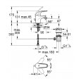 Grohe Euroeco Bidetkraan met Waste