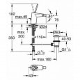 Grohe Eurodisc Joystick Bidetmengkraan met Waste