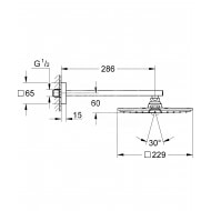 Grohe Rainshower Allure Hoofddoucheset 210 286 mm 9.5L/M