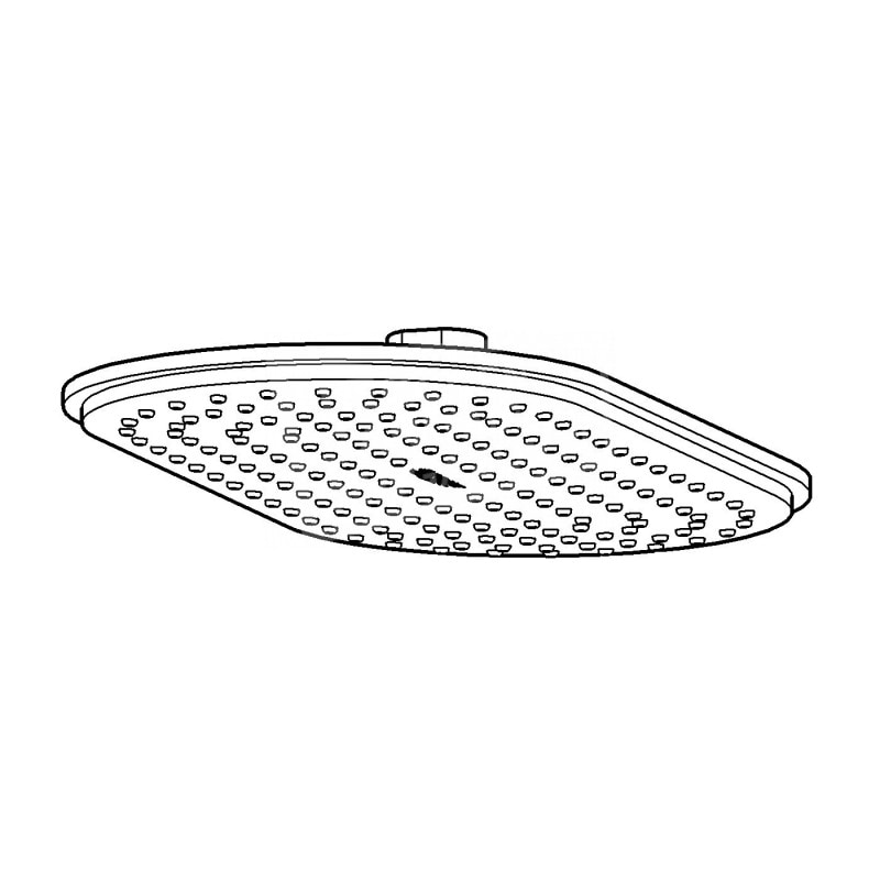 Grohe Rainshower hoofddouche ovaal 15 x 30 cm. chroom 27471000