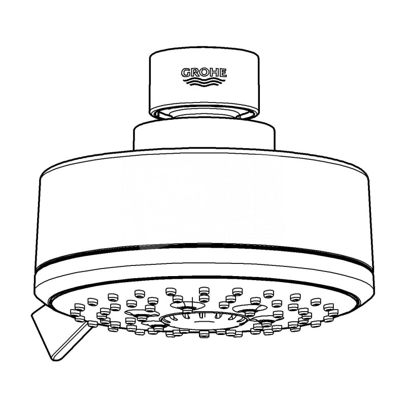 Grohe New Tempesta Cosmopolitan Hoofddouche IV 9.4 L/M Grohe New Tempesta Cosmopolitan Hoofddouche IV 9.4 L/M