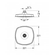 Grohe Grandera Hoofddouche