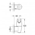 Grohe Movario Wand-Douchehouder Verstelbaar