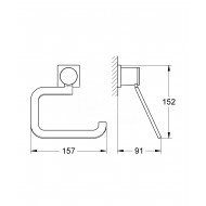 Grohe Allure Papierhouder