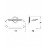 Grohe Ondus Closetrolhouder