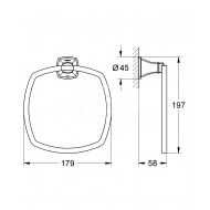 Grohe Grandera Handdoekring