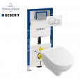 Villeroy & Boch O.novo toiletset met Geberit UP320 en Sigma01 bedieningspaneel