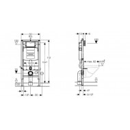 Villeroy & Boch Omnia Architectura direct flush toiletset met Geberit UP320 en Sigma20 bedieningspaneel