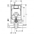 Villeroy & Boch Subway 2.0 Compact toiletset met Geberit UP720 en Sigma01 bedieningspaneel