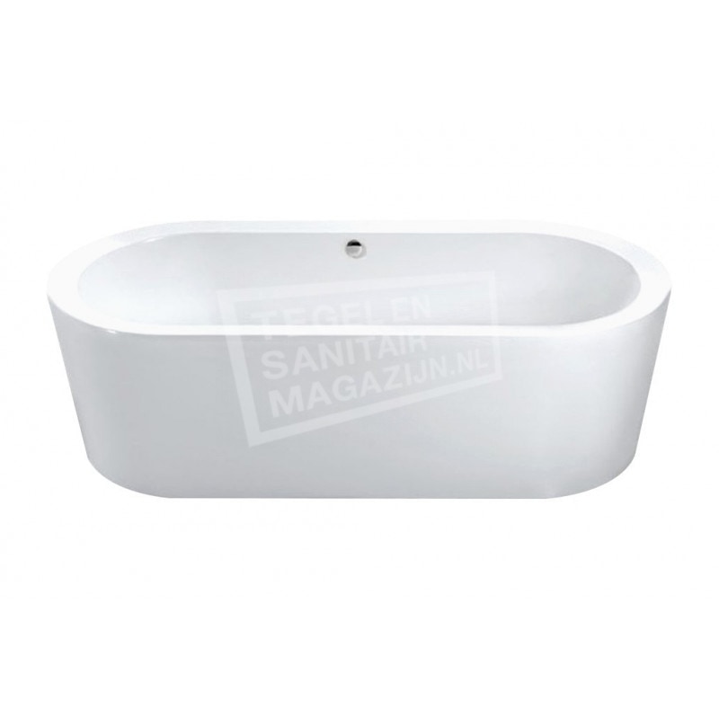 Best Design bad Sique (178x82x58cm) incl. overloopcombi en click-waste Best Design bad Sique (178x82x58cm) incl. overloopcombi en click-waste