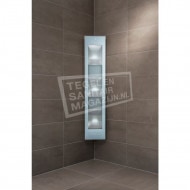 Sunshower Combi White UV- en Infraroodcabine Opbouw 29x144x22.8cm Full Body 2000W Aluminium