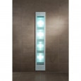 Sunshower Deluxe White UV- en Infrarood Inbouw 32x187x16cm Full Body 2000W Aluminium