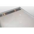 Beterbad Easy Tray (120x80x5 cm) douchebak Rechthoek Wit Gootcover RVS Mat