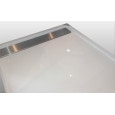 Beterbad Easy Tray (90x90x5 cm) douchebak Vierkant Wit Gootcover RVS Mat