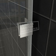 Wiesbaden Fest 100x200 cm inloopdouche zonder profiel 8mm NANO Anti-kalk