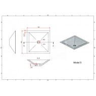 Forzalaqua Milano Travertin  Ø 45 cm Waskom