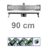 Bibury 3e Generatie 90cm RVS met flens en rooster