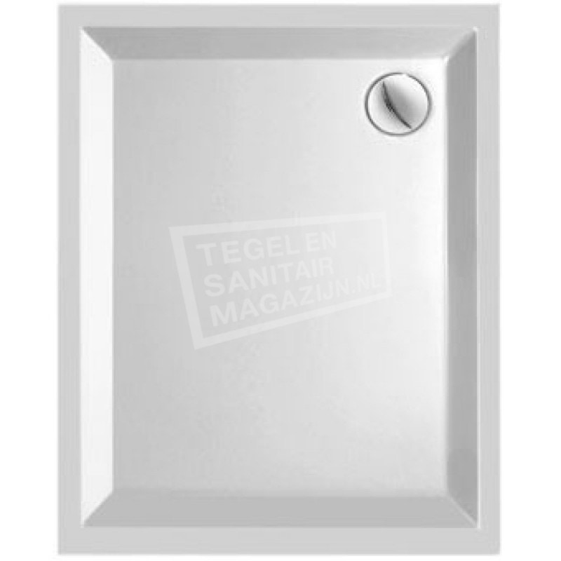 Bibury Quadrant Douchebak Acryl Rechthoek (100x80x5cm) Wit - TSM