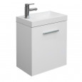 Wiesbaden Emma toiletmeubel 50x25x50 cm hoogglans wit