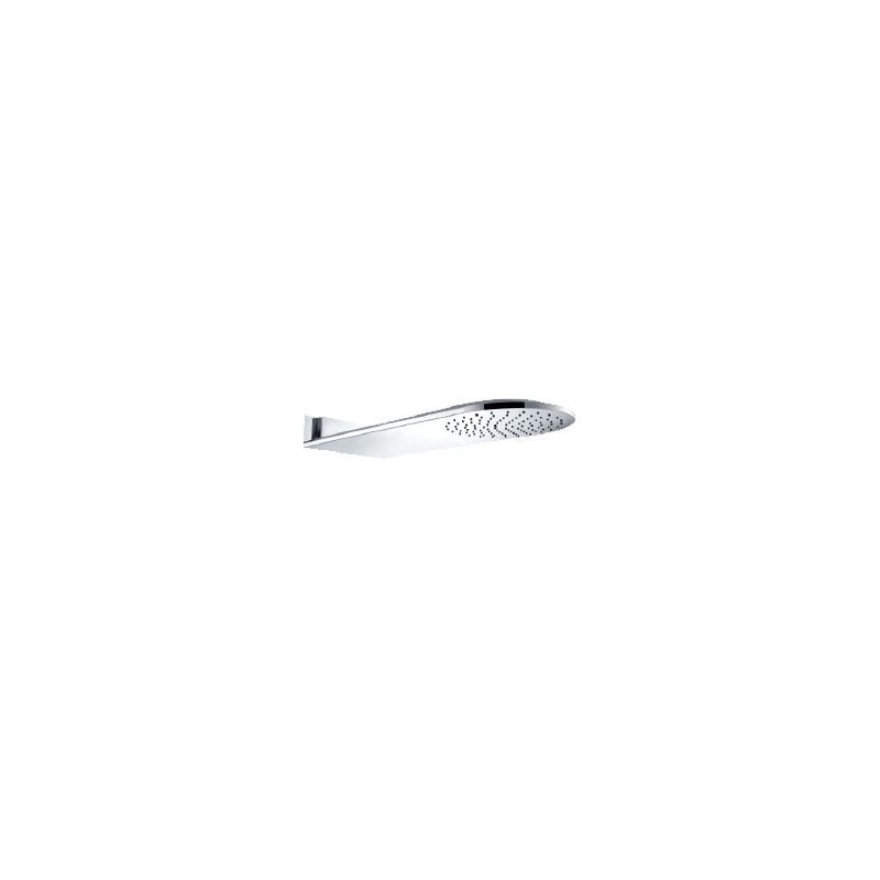 Mueller Round Luxe wand-hoofddouche+waterval 25x60 chroom