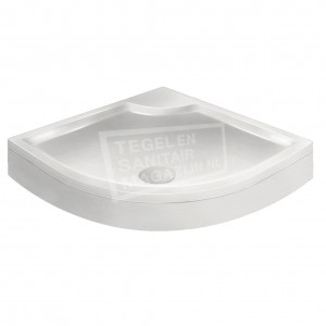 Beterbad Bounty Cocos (90x90x4/17 cm) douchebak Kwartrond Wit
