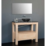 Badmeubel Belize Wood & Stone 100cm