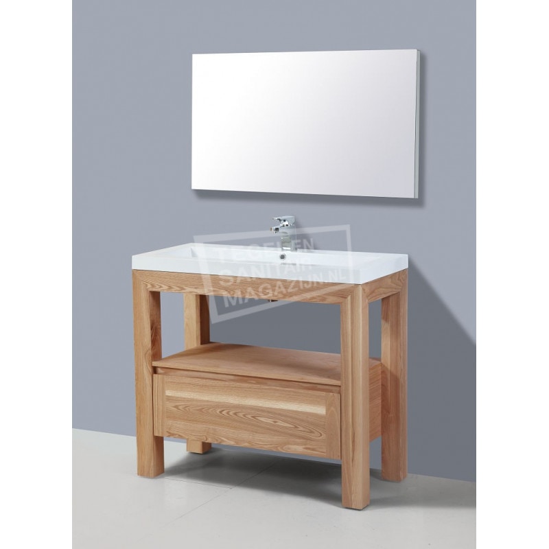 Sanilux Badmeubel Denmark Wood White 100cm