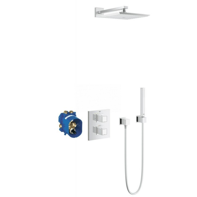 Grohe Grohtherm Cube thermostatisch (douche) inbouw douchecombinatie set chroom 34506000