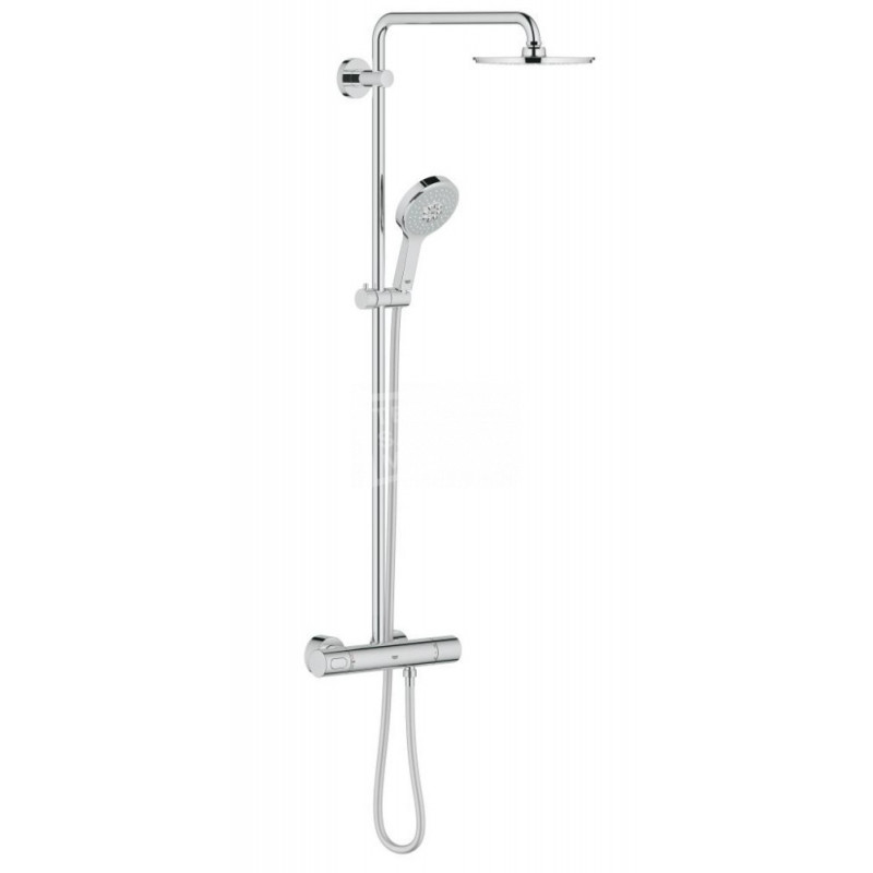 Grohe Rainshower thermostatisch (douche) opbouw douchecombinatie set chroom 27967000