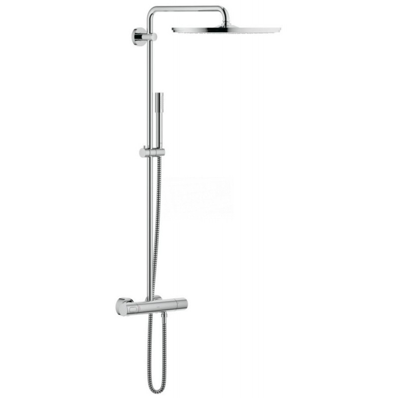 Grohe Rainshower Cosmopolitan douchesysteem met douchekraan thermostatisch met hoofddouche Ø40cm HOH