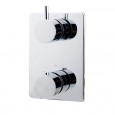 Wiesbaden Caral thermostatische inbouw regendouche incl. handdouche SET01