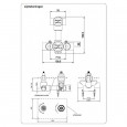 Wiesbaden Caral thermostatische inbouw regendouche incl. handdouche SET02