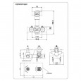 Wiesbaden Rombo thermostatische inbouw regendouche incl. glijstang SET03