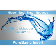 Toiletblokhouder tbv Geberit UP100 - PureBasic Insert