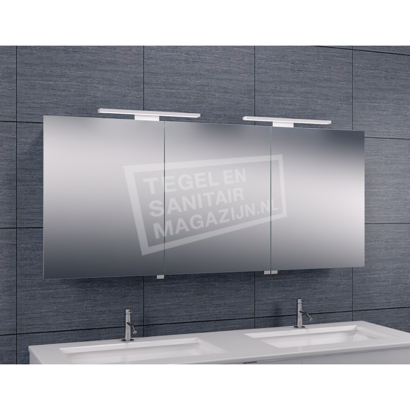 Wiesbaden Grande Luxe Spiegelkast met LED Verlichting (140x60x14 cm)