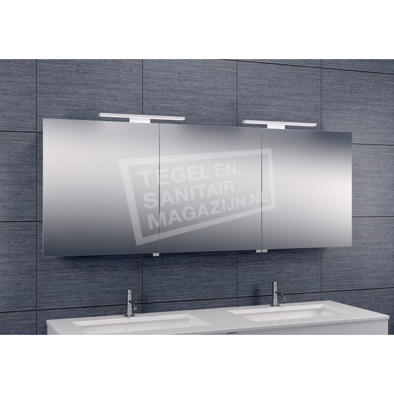 Wiesbaden Grande Luxe Spiegelkast met LED Verlichting (160x60x14 cm)