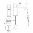 Wiesbaden Leine basic wastafelkraan chroom