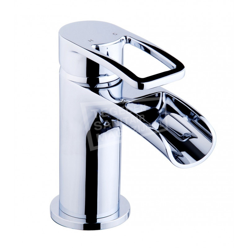 ALEGRA WATERVAL-KRAAN + KLIKWASTE CHROOM ALEGRA WATERVAL-KRAAN + KLIKWASTE CHROOM